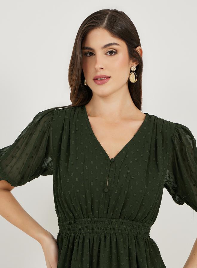 Styli Tiered Chiffon Dress  - Image 5