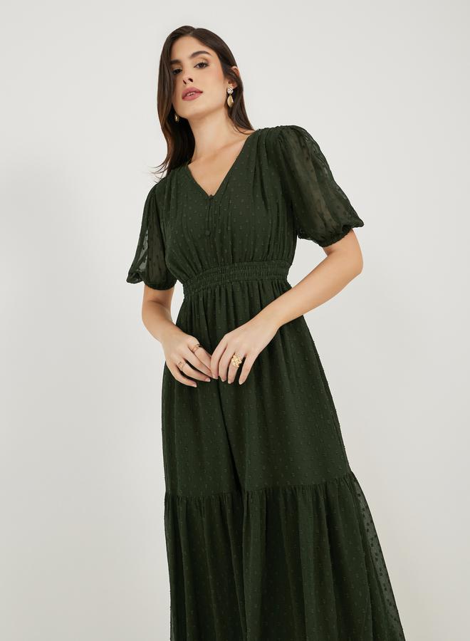 Styli Tiered Chiffon Dress  - Image 4