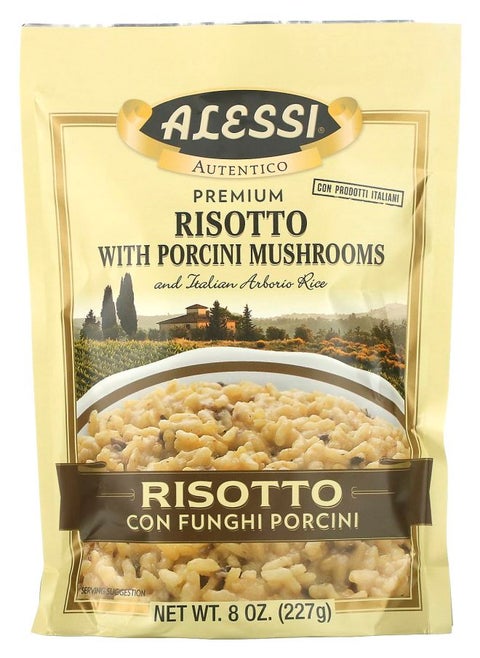 Premium Risotto with Porcini Mushrooms and Italian Arborio Rice 8 oz (227 g)