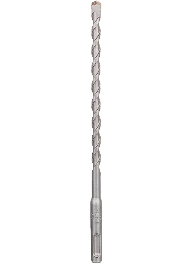 BOSCH Sds Plus 1 Drill Bit For Rotary Hammer Drills Optimised For Drilling Inch Concrete 2 Flute U Shape Flute Design Provides Effective Dust Removal 8.00 Mm Diameter 210 Mm Total Length 1 Pcs - Image 1