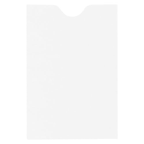 LUXPaper Credit Card Sleeves | 2 3/8" x 3 1/2" | White | 24lb. Text | 50 Qty - Image 2