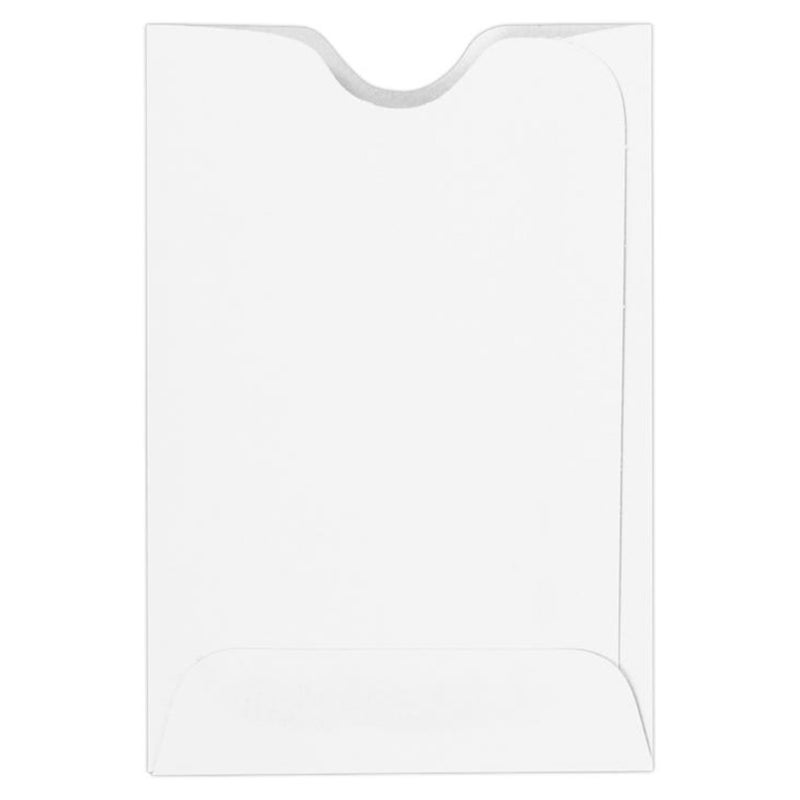 LUXPaper Credit Card Sleeves | 2 3/8" x 3 1/2" | White | 24lb. Text | 50 Qty - Image 5