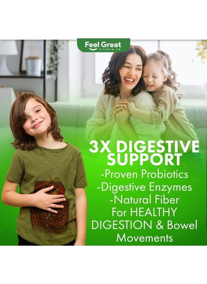 Feel Great 365 - Kids Superfood Greens Cocoa Chocolate Superfood Powder By Feel Great Vitamin Co ; Made With Real Greens Fruits & Vegetables ; Gluten Free ; Contains Enzymes And Probiotics - Image 1