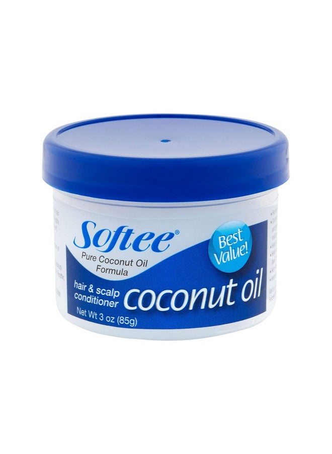 Softee Softee Coconut Oil Hair & Scalp Conditioner 3 Oz 