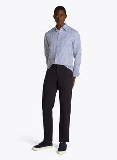 TOMMY HILFIGER Slim Cotton Linen Shirt  - Image 4