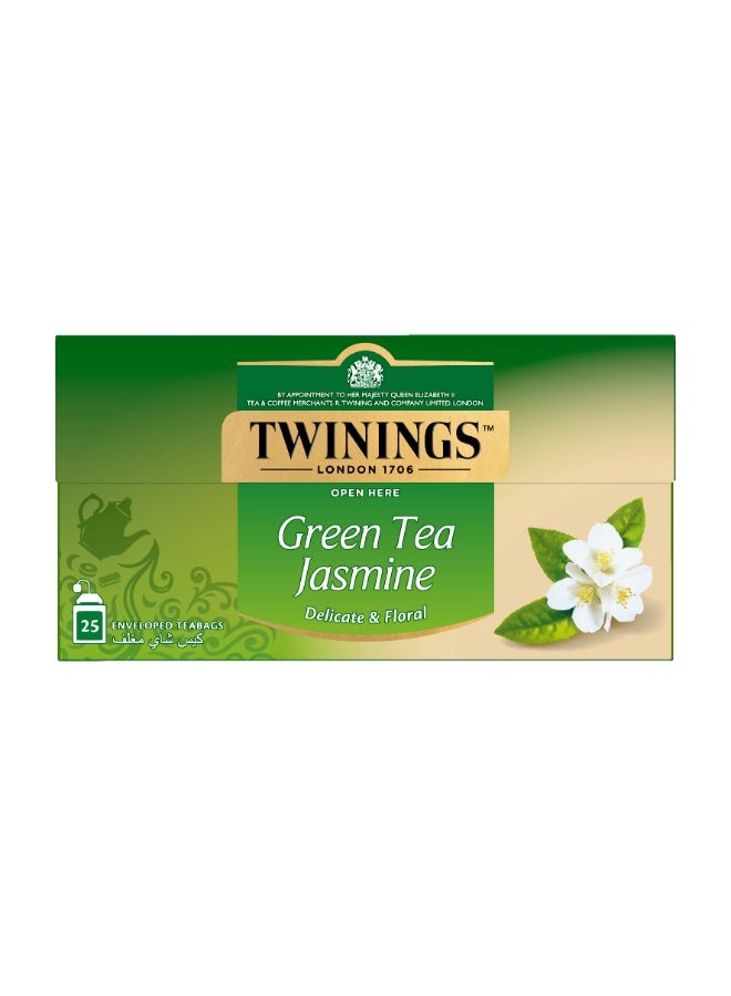 Twinings Jasmine 25 Tea Bags 50 Grams - Image 1