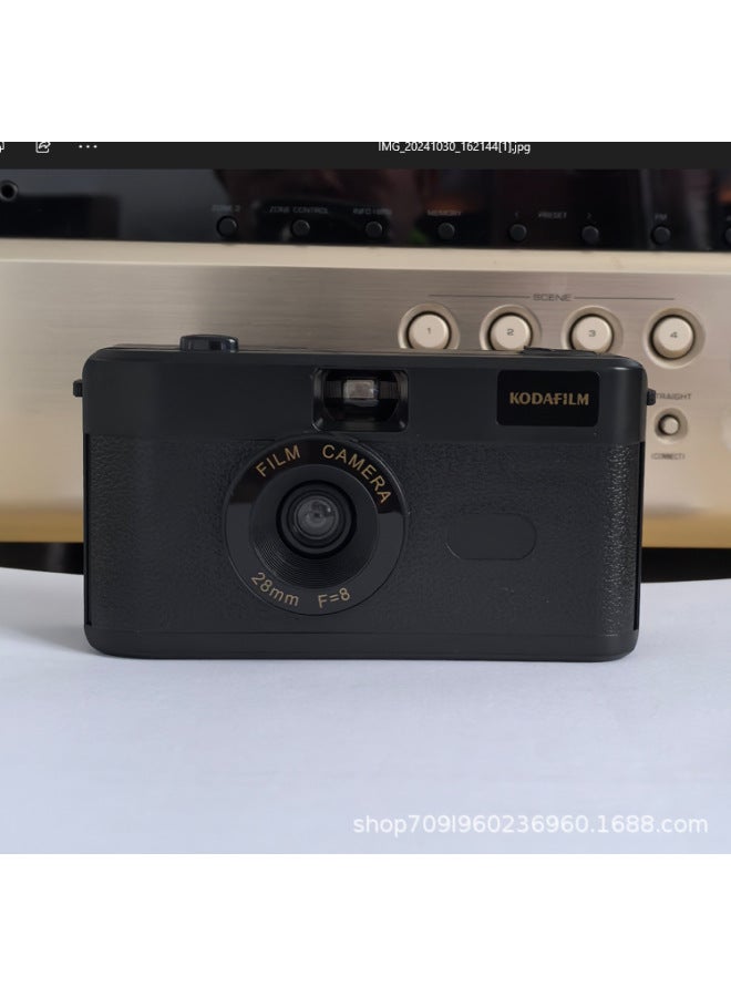 135 Retro Camera Film Camera Non-disposable Direct Supply-Color:Black Lightless Model 135 Camera With Left And Right Double Holes  - Image 1
