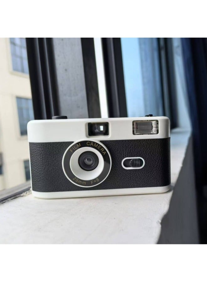 135 Retro Camera Film Camera Non-disposable Direct Supply-Color:Black Lightless Model 135 Camera With Left And Right Double Holes  - Image 2