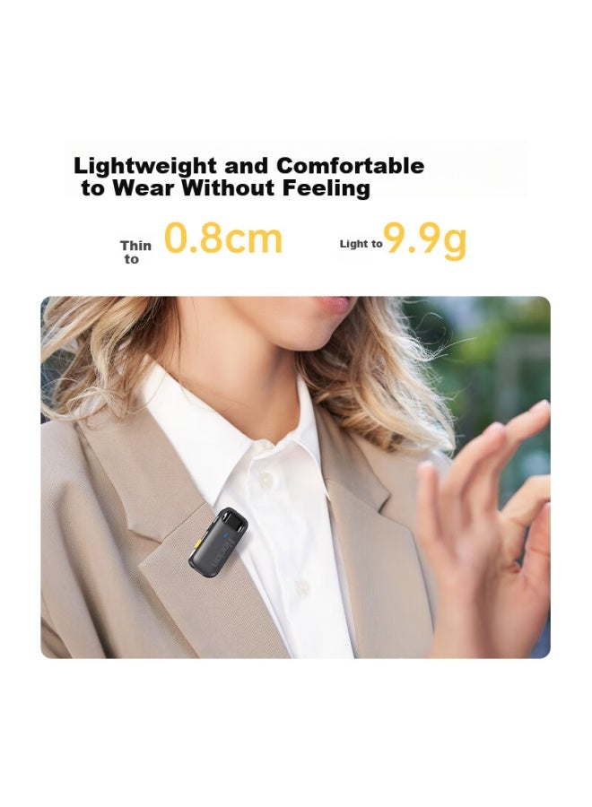 Horion Hm-lp1 Wireless Lavalier Microphone For Live Recording, Broadcasting, Outdoor Noise Reduction, Mobile Interviews, And Video Shooting - Image 5