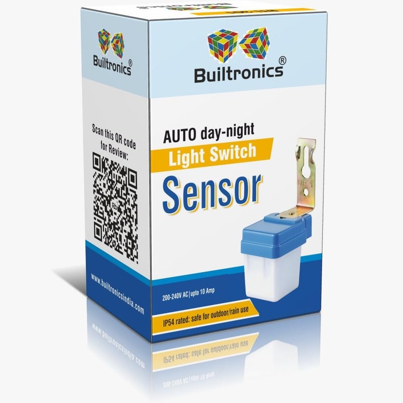 Builtronics ® Quick Sense Light Sensor Switch : 220 V Auto Day-Night On-Off Photocell Light Switch Sensor (50) - Image 2