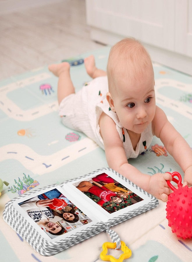 Fullhawl My First Family Album Holds 17 4x6 Pictures Photo Album Soft Cloth Book for Family Memory Gift (Elephant) - Image 5