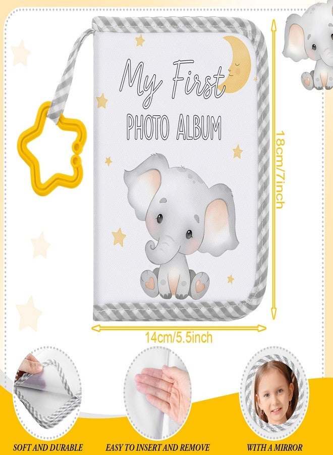 Fullhawl My First Family Album Holds 17 4x6 Pictures Photo Album Soft Cloth Book for Family Memory Gift (Elephant) - Image 2