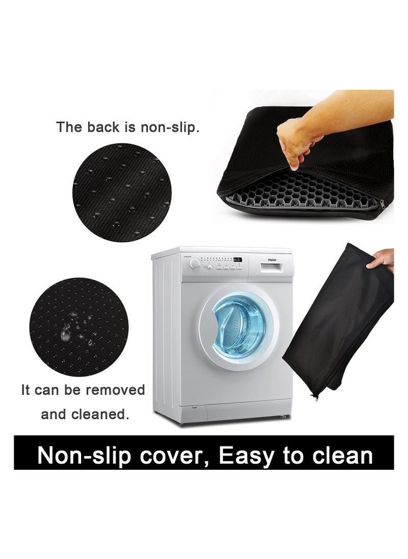 XICEN - Gel Seat Cushion, Cooling Seat Cushion with Non-slip Cover, Cool and Breathable Honeycomb Design,  Gel Cushion for Office Chair, Home ,Car, Wheelchair - Image 1