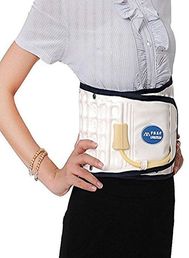 جيرن حزام تخفيف الضغط على الظهر، دعامة للخصر والفقرات القطنية، حزام شد قابل للنفخ للعمود الفقري، مقاس كبير - Image 2