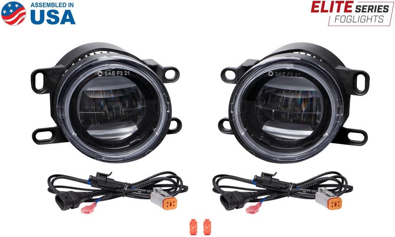 Diode Dynamics Elite Series Type CGX Fog Lamps for Lexus GX 460, IS 250, IS 350 & Toyota 4Runner - Yellow (3000K) - Image 5