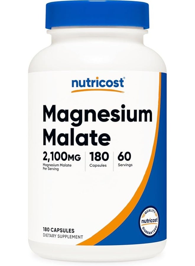 نوتريكوست، مالات المغنيسيوم، 180 كبسولة (700 ملغ لكل كبسولة) - Image 1
