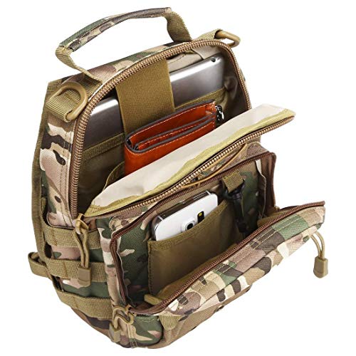 HOMAVA Travel Crossbody Backpack Shoulder Chest Bag Lightweight for Men Women, 7.87 X 5.51 X 9.87 Inch, CP - Image 4