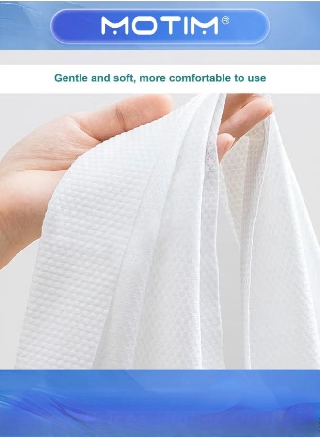 موتيم 10 مناشف حمام مضغوطة قابلة لإعادة الاستخدام والتخلص منها للرحلات والتخييم والشاطئ والسباحة - Image 3