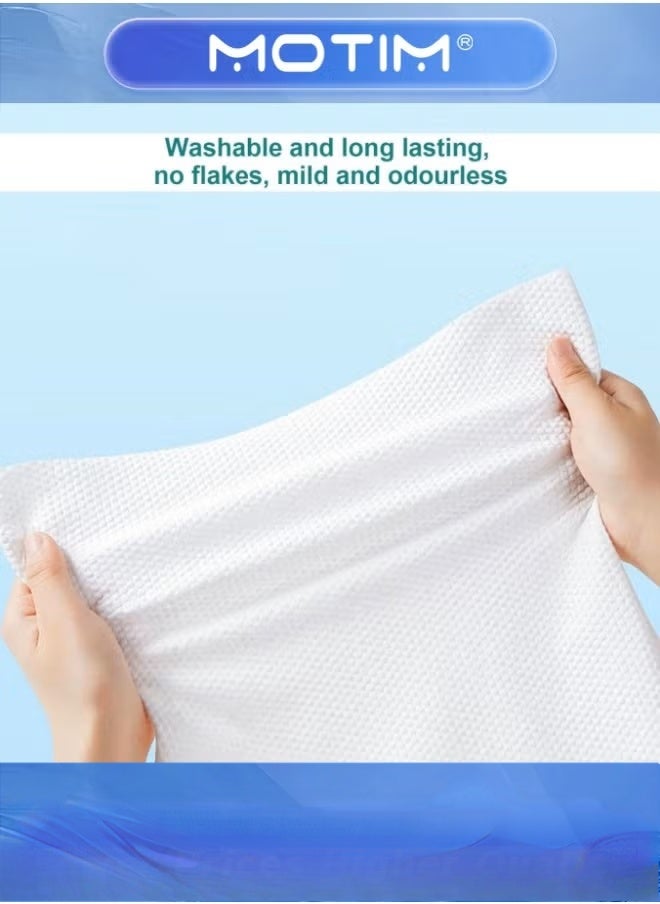 موتيم 10 مناشف حمام مضغوطة قابلة لإعادة الاستخدام والتخلص منها للرحلات والتخييم والشاطئ والسباحة - Image 4