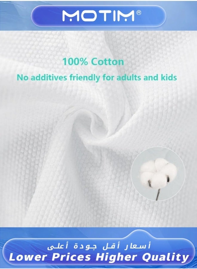 Motim 10-Pack Compressed Bath Towels Disposable Portable Reusable Cotton Towels for Travel Hiking Camping Beach and Swimming  - Image 2