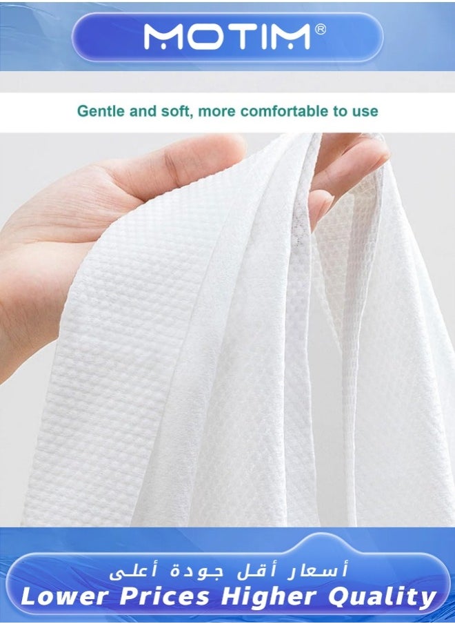Motim 10-Pack Compressed Bath Towels Disposable Portable Reusable Cotton Towels for Travel Hiking Camping Beach and Swimming  - Image 3