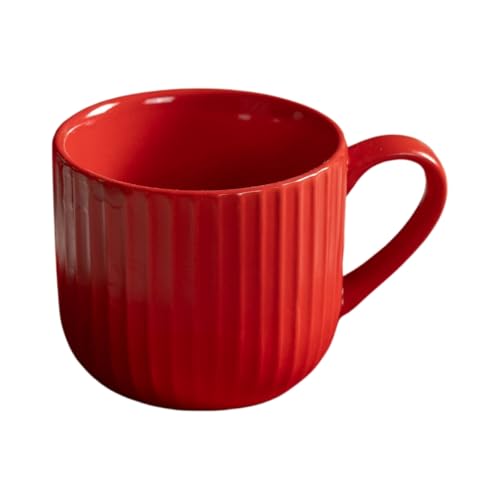 Clay Craft Fine Ceramic Linea Red Cups & Saucer, Set of 12, Cups for Tea & Coffee, Gift Set, Elegant Design for Home and Kitchen and Can Be Gifted to Your Loved Ones On Any Occassions - Image 2