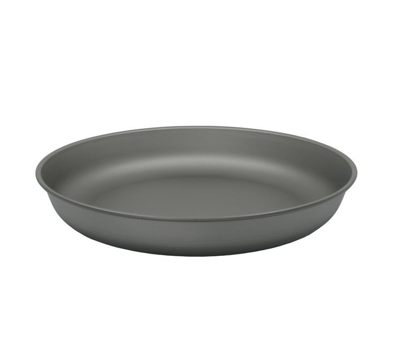 Kuvik Titanium Plate 7.7" Diameter (195mm) - Ultralight and Compact Dinner Plate for Backpacking, Camping, and Survival - Image 1