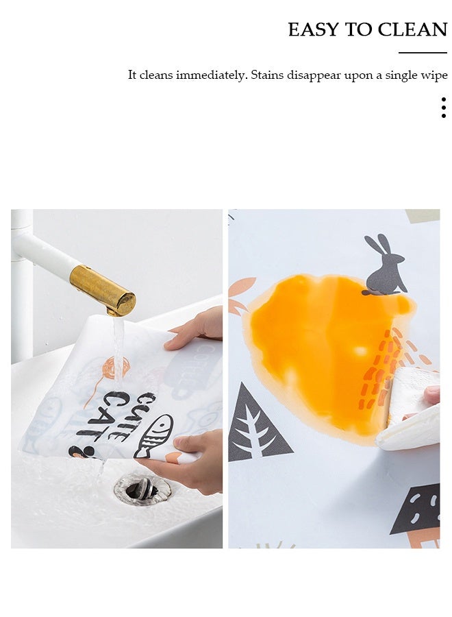 DUNISO غطاء غبار الثلاجة والغسالة والمجفف، غطاء علوي مقاوم للغبار مع جيوب تخزين مع جيوب تخزين جانبية، أغطية علوية مقاومة للماء متعددة الأغراض - Image 5