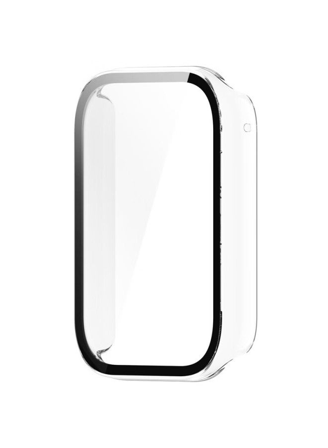 Kmaxai غطاء واقي شفاف + فيلم لـ Xiaomi Mi Band 9 Pro، واقي شاشة كامل التغطية & فيلم زجاج مقوى مقاوم للخدش، غلاف ساعة صلب مضاد لبصمات الأصابع - Image 5