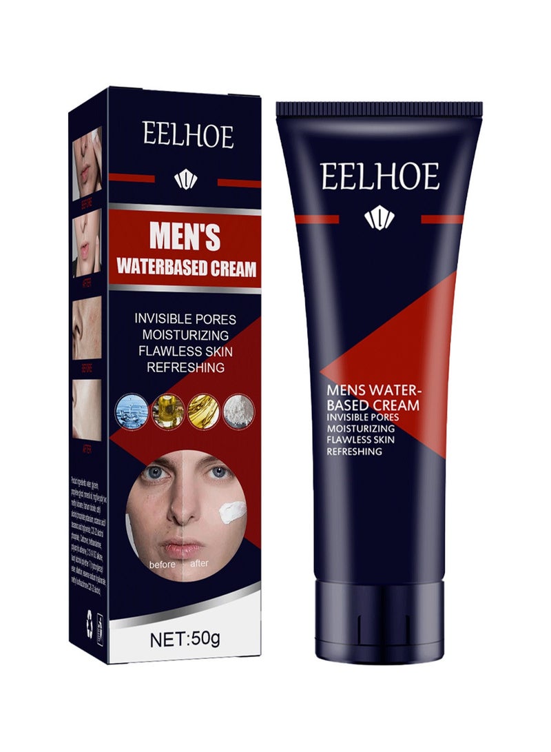 EELHOE Mens BB Cream Foundation, Concealer Corrects & Covers Imperfections, Provides Natural Look & Even Skin Tone, Cover Blemishes Color Correction Cream Perfect for Men's Tinted Moisturiser Face 50g - Image 1