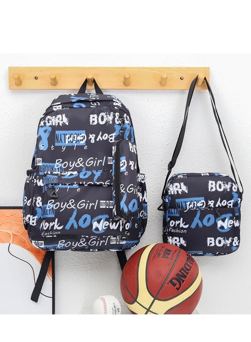 New York Fashion Fashionable Backpacks, Crossbody Bags, Student Schoolbags, Lightweight Schoolbags, Adjustable Shoulder Strap Schoolbags, Suitable for Students And Hobby Travelers. - Image 5