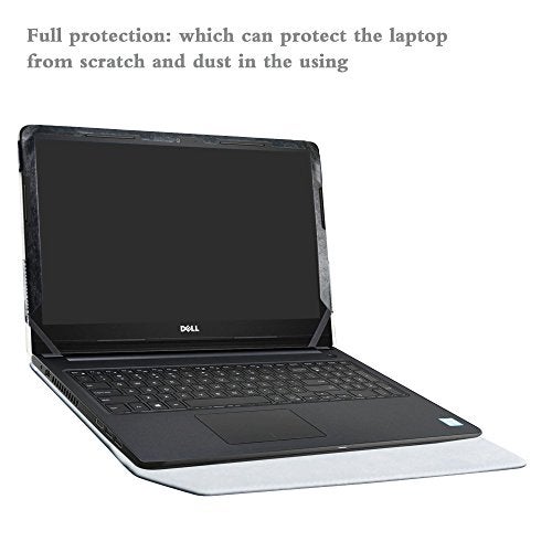 Alapmk Protective Case Cover for 15.6" Dell Inspiron 15 3593 3595 3585 3584 3583 3582 3581 3580 3573 3567 3565 3568 3576 3573 3551 3552 3558 Laptop(Note:Not fit 3542 3543 3541),Black - Image 5
