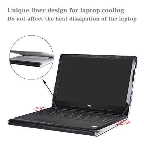 Alapmk Protective Case Cover for 15.6" Dell Inspiron 15 3593 3595 3585 3584 3583 3582 3581 3580 3573 3567 3565 3568 3576 3573 3551 3552 3558 Laptop(Note:Not fit 3542 3543 3541),Black - Image 4