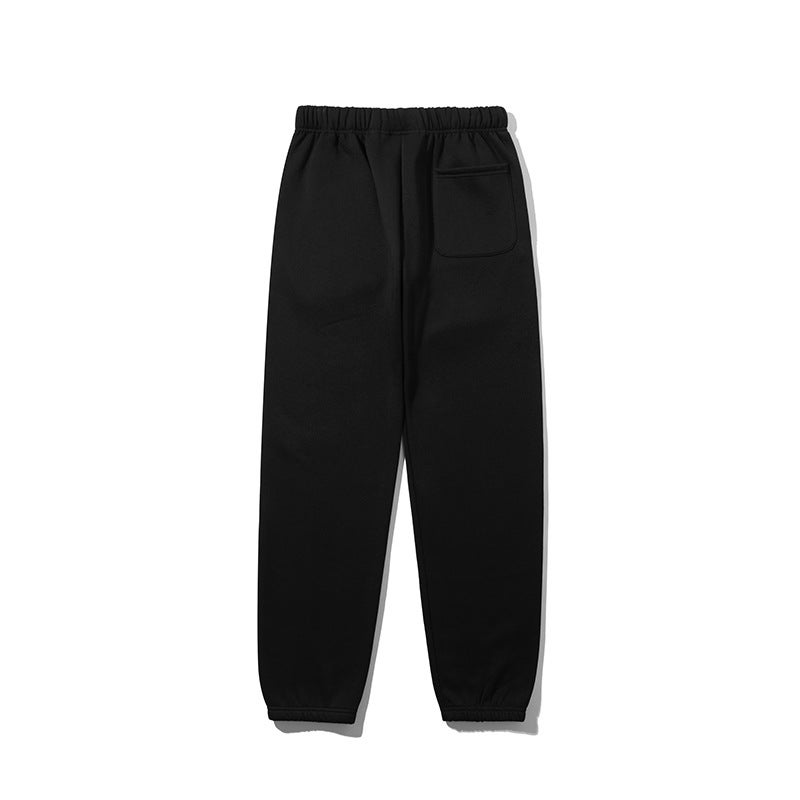 Fashionable Brand Fear Of God Season 8 Essentials Flocked 1977 Velvet Casual Pants For Men And Women - Image 5