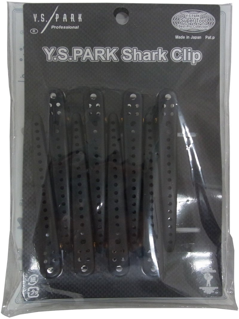 Y.S.Park Shark hair clip 8 pieces (Black Metal)