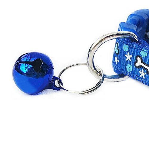 THE DDS STORE Adjustable Kitten Collar Printed Bell Cat Pet Puppy -Color May Vary (Buy 1 Get 1 Free), 12 x 0.39 cm - Image 4