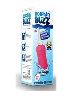 Dolphin Dolphin Buzz Portable Shattaf with an Extendable Curved Nozzle and Waterproof Travel Bag 800ml Rose 