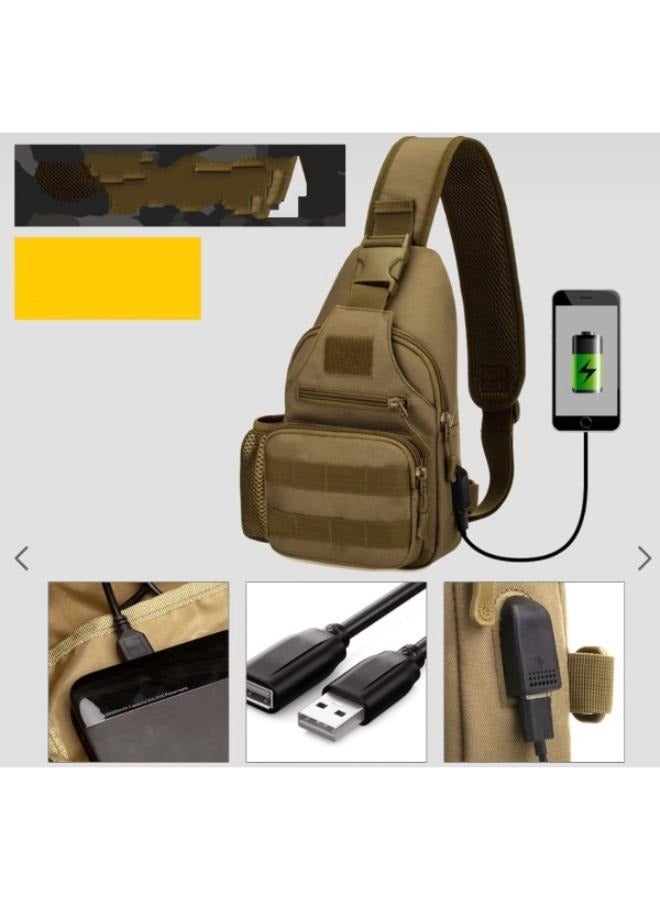 الرجال الكتف رسول في الهواء الطلق إغراء التكتيكية الظهر الصلب الكرة متعددة الوظائف - Image 3