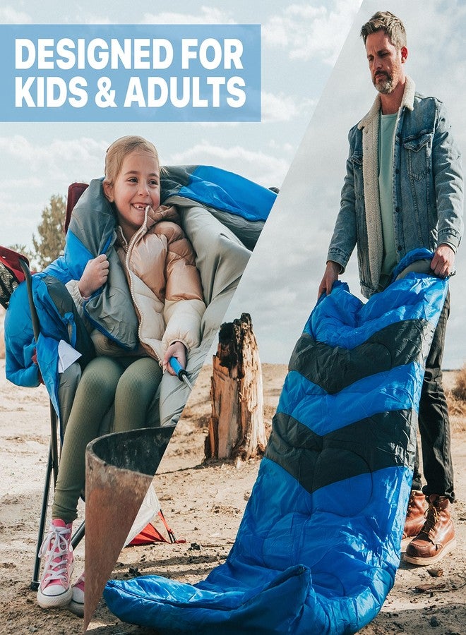 MalloMe Sleeping Bags for Adults Cold Weather & Warm - Backpacking Camping Sleeping Bag for Kids 10-12, Girls, Boys - Lightweight Compact Camping Gear Must Haves Hiking Essentials Sleep Accessories - Image 5