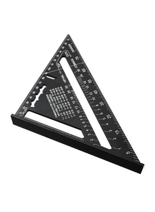 Thoraya Guitar Action Gauge Triangle Ruler Black Accurate Woodworking Carpenter Triangular Ruler  - Image 3