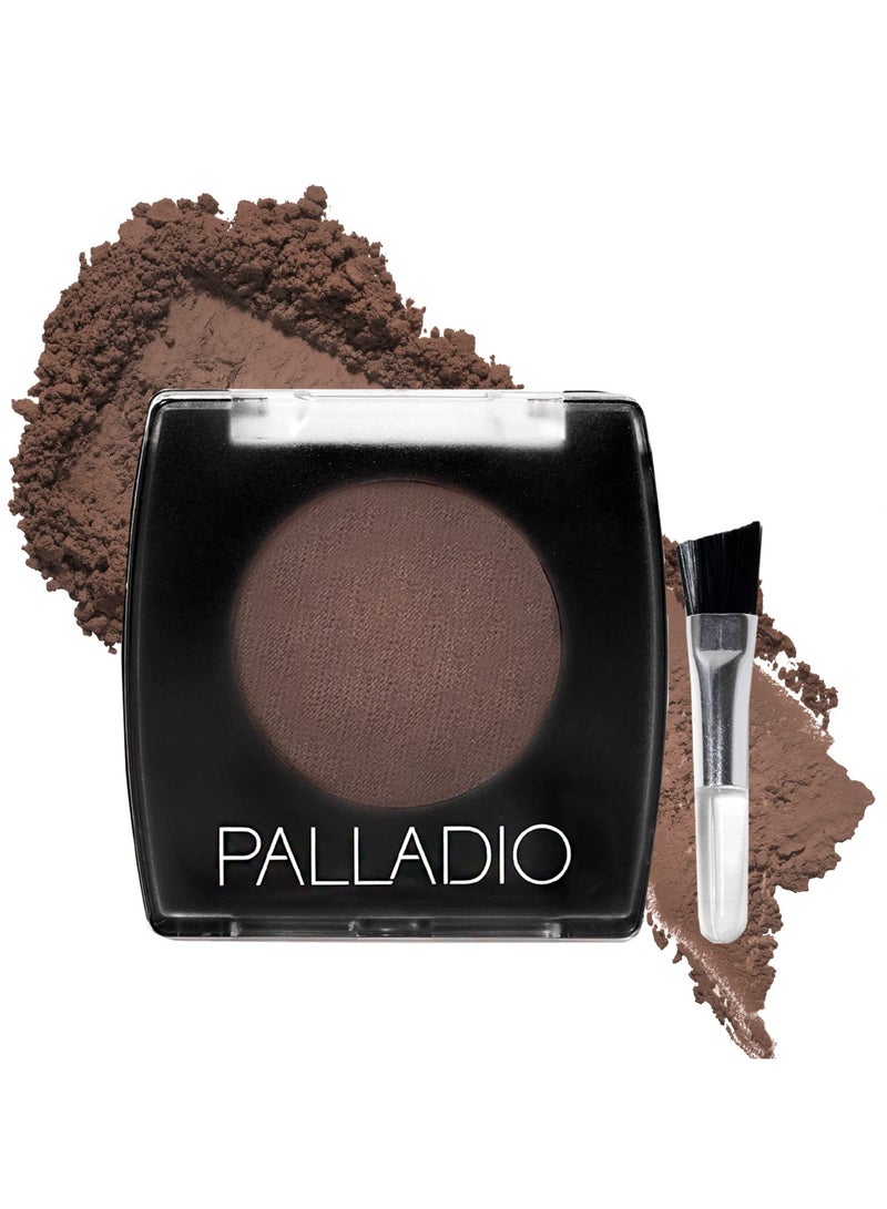 بالاديو بودرة حواجب من بالاديو بزيت الجوجوبا وزبدة الشيا، مع فرشاة تطبيق، PBP01 – بني - Image 1