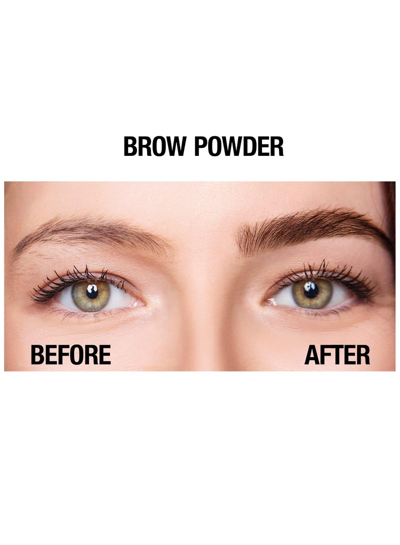 بالاديو بودرة حواجب من بالاديو بزيت الجوجوبا وزبدة الشيا، مع فرشاة تطبيق، PBP01 – بني - Image 2