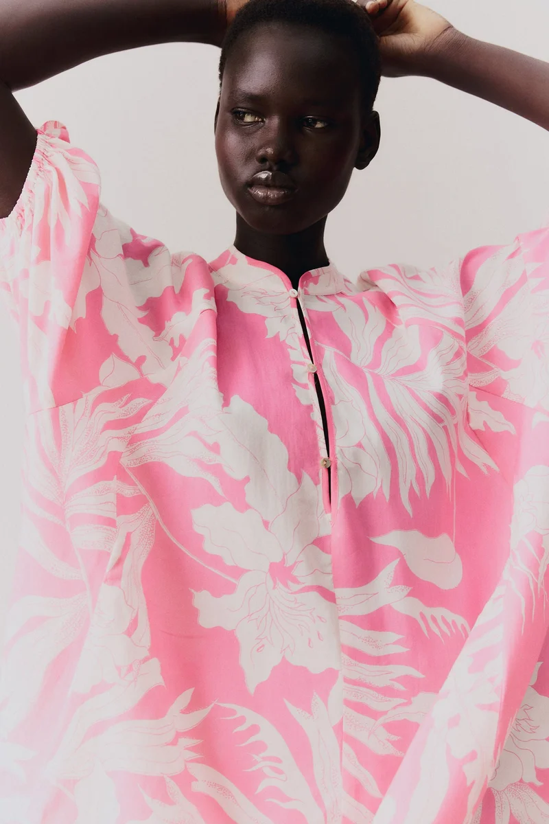 اتش اند ام فستان برباط خصر