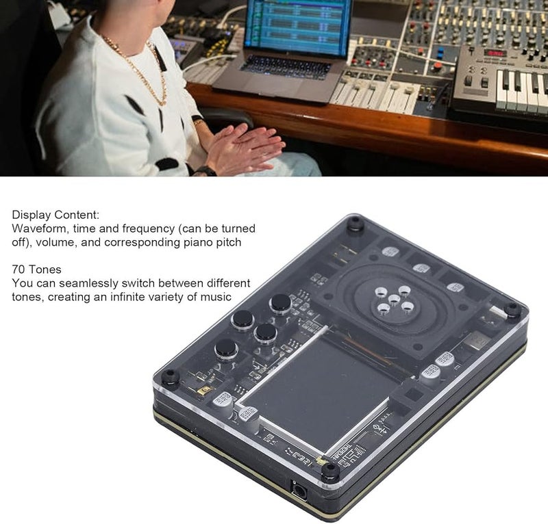 Mini Theremin Electronic Instrument Type C Interface 20 Instruments 70 Tones Portable Vintage Module - Image 3