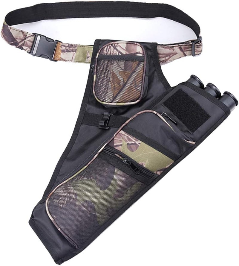 XTACER 3 Tube Hip Quiver Hunting Training Camo Archery Arrow Quiver Holder Bow Belt Waist Hanged Target Quiver - Image 1