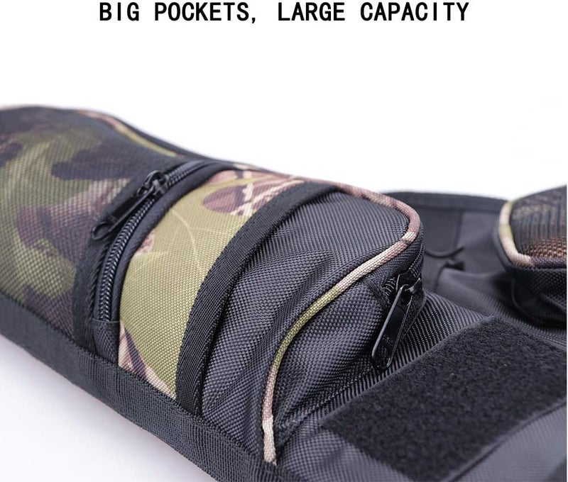 XTACER 3 Tube Hip Quiver Hunting Training Camo Archery Arrow Quiver Holder Bow Belt Waist Hanged Target Quiver - Image 4
