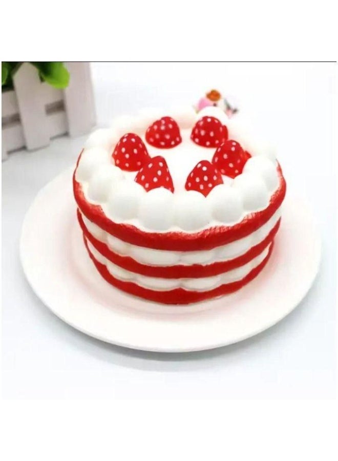 Squishy Toys - Slow Rising Scented Strawberry Cake Stress Relief for Kids and Adults - Anxiety and Attention Focus Toy 2026 - Image 1