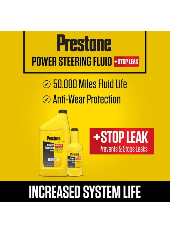 Prestone AS262 Power Steering Fluid with Stop Leak - 12 oz. - Image 4