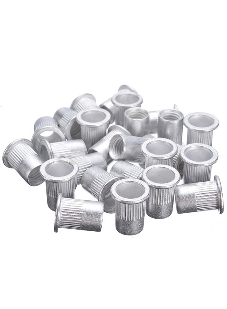 100Pcs Steel Aluminum Rivet Nut Kit Hybrid Kit - Image 3