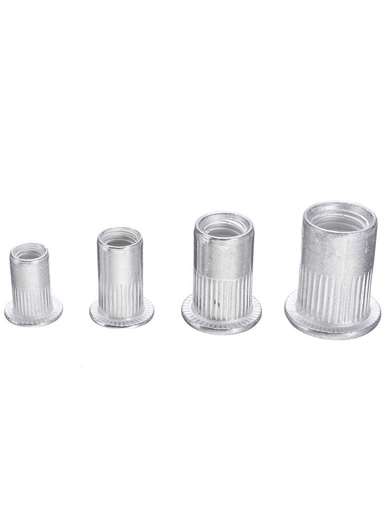 100Pcs Steel Aluminum Rivet Nut Kit Hybrid Kit - Image 4